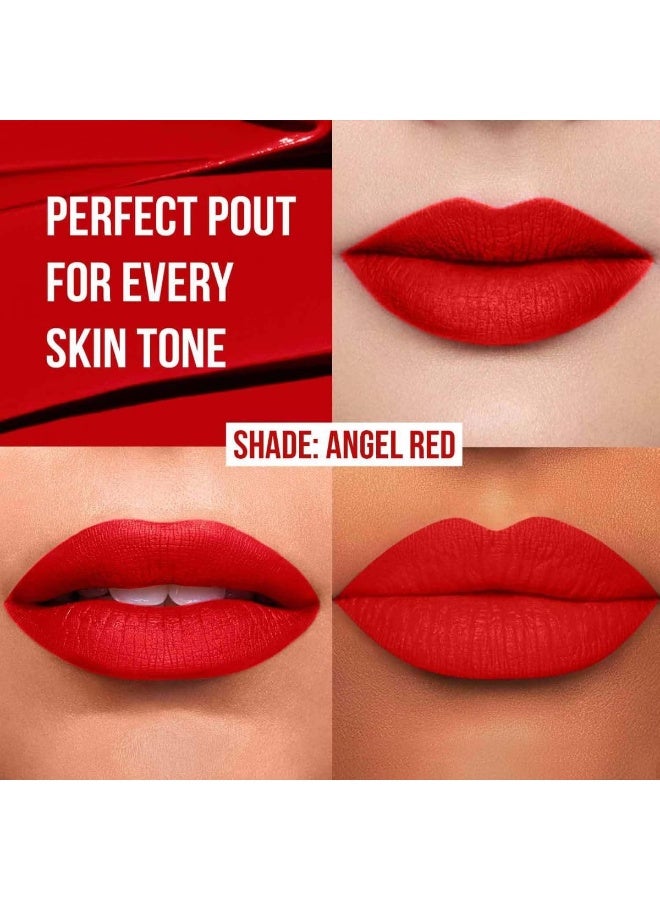 إنسايت أحمر شفاه سائل غير قابل للانتقال من إنسايت - لون أحمر ملائكي | مقاوم للماء | لمسة نهائية مطفية | مقاوم للانتقال والتلطخ | خفيف الوزن | يدوم حتى 12 ساعة | غني بالأصباغ 4 مل - Image 2